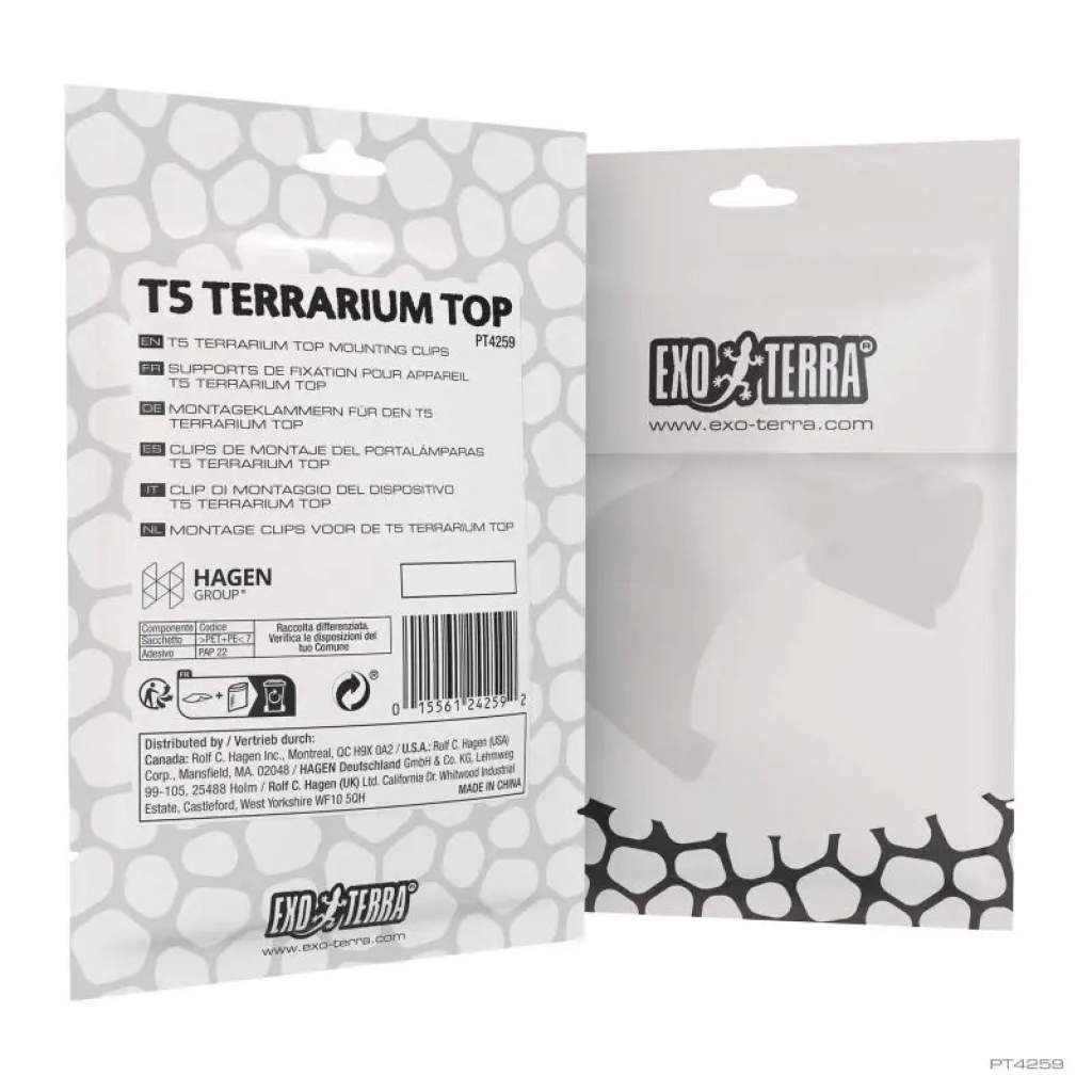 Montageklammern für den T5 Terrarium Top